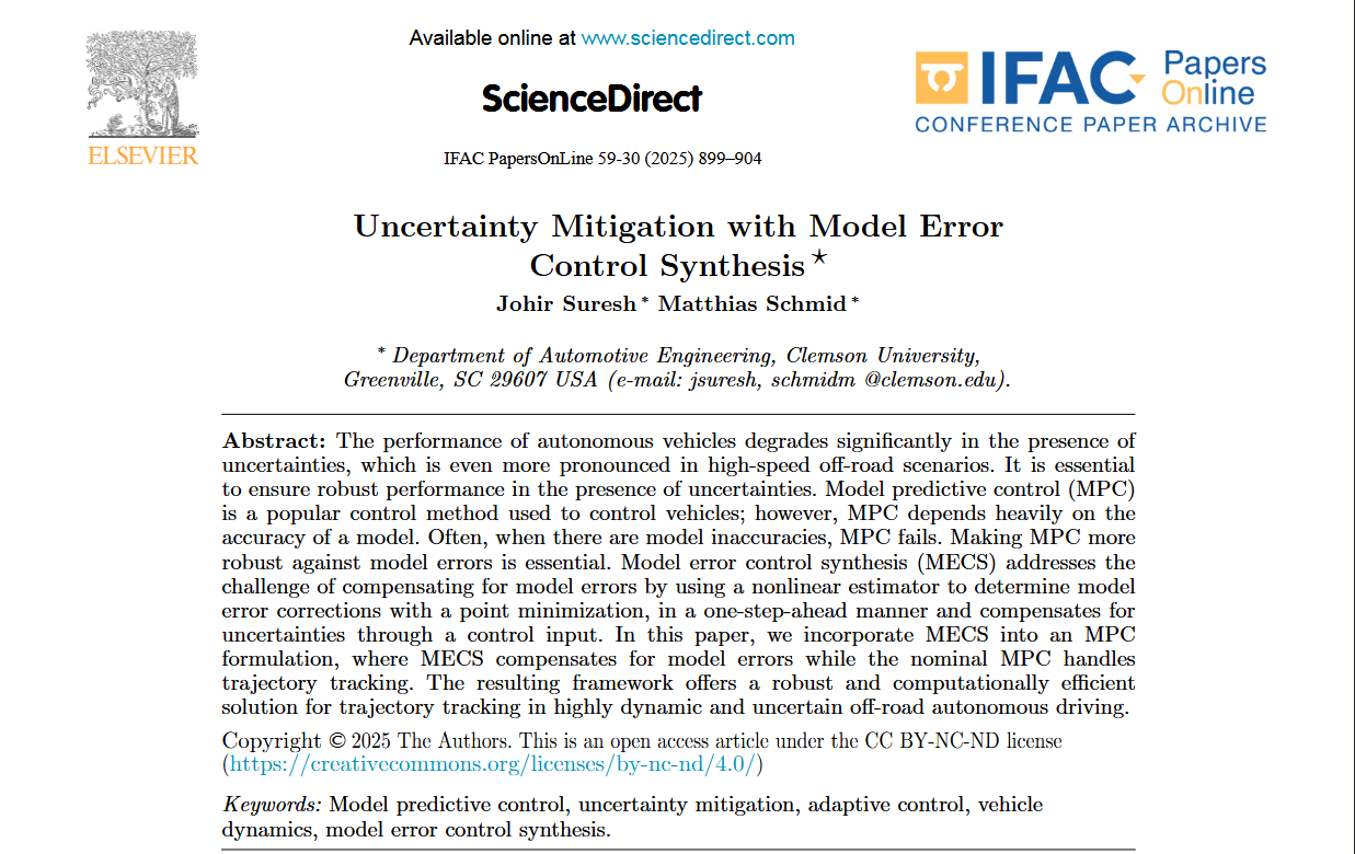 Uncertainty mitigation paper